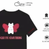 Áo Thun Nam Nữ Catte Clothing Butterfly Cat Form Rộng Màu Đen