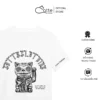 Áo Thun Nam Nữ Catte Clothing Punk Cat Màu Trắng