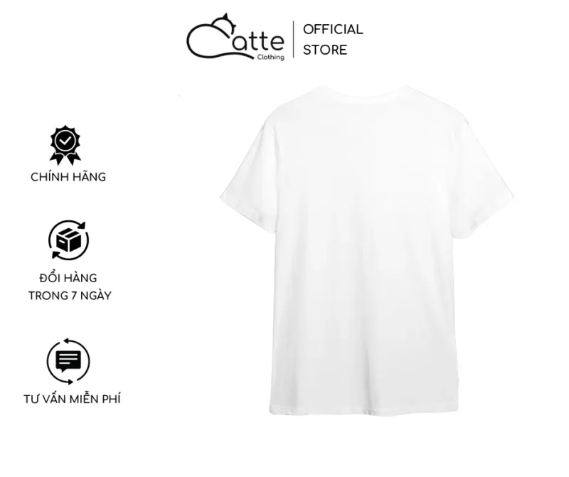 Áo Thun Nam Nữ Catte Clothing Sticker Capybara Màu Trắng