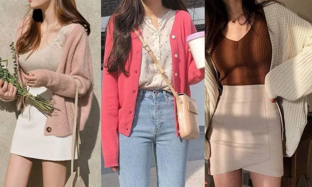 Áo khoác nhẹ hoặc cardigan